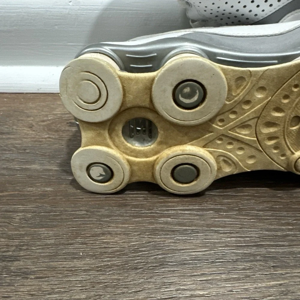 VTG 90s Y2K Nike Shox White Gray Sz 7.5 Collectible Old‎ READ